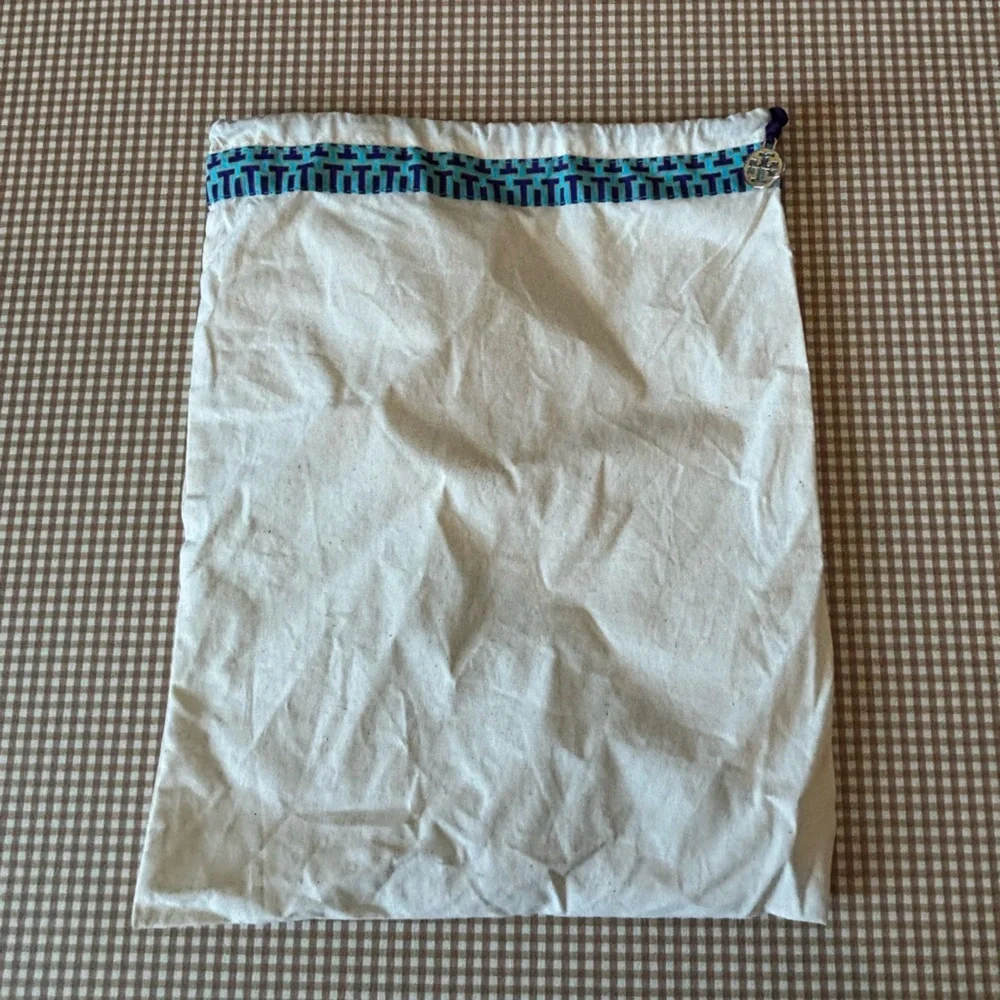 Tory Burch Flats purse dust bag with‎ drawstring